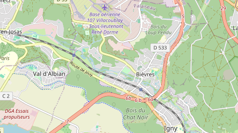 Carte de localisation de l'évènement