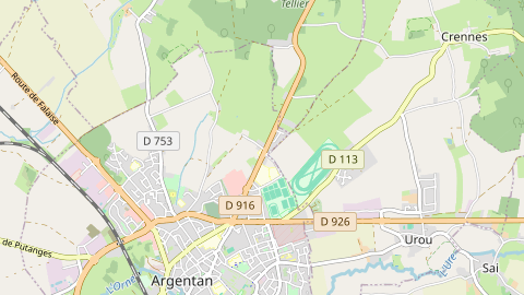 Carte de localisation de l'évènement