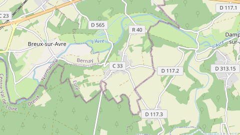Carte de localisation de l'évènement