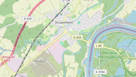 Carte de localisation de l'évènement