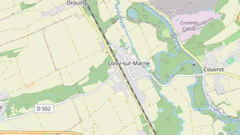 Carte de localisation de l'évènement