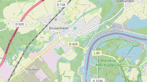 Carte de localisation de l'évènement