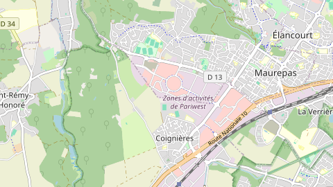 Carte de localisation de l'évènement