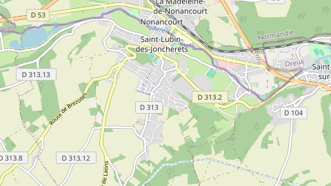 Carte de localisation de l'évènement