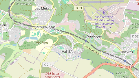 Carte de localisation de l'évènement
