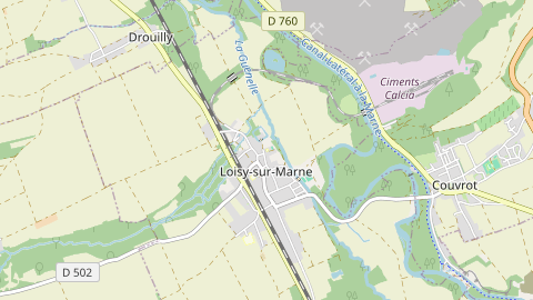 Carte de localisation de l'évènement