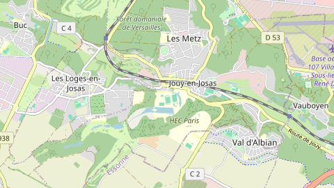 Carte de localisation de l'évènement