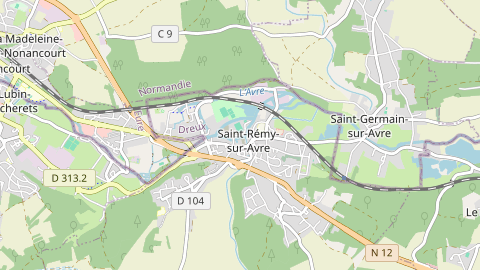 Carte de localisation de l'évènement