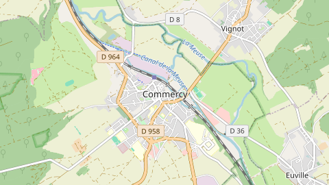 Carte de localisation de l'évènement