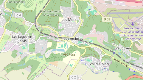 Carte de localisation de l'évènement