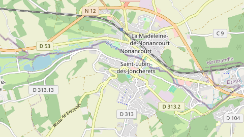 Carte de localisation de l'évènement