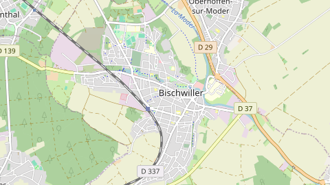 Carte de localisation de l'évènement