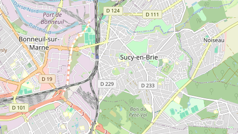 Carte de localisation de l'évènement