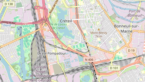 Carte de localisation de l'évènement