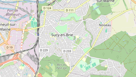Carte de localisation de l'évènement