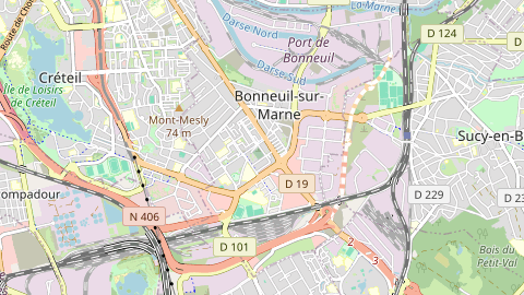 Carte de localisation de l'évènement