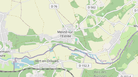 Carte de localisation de l'évènement