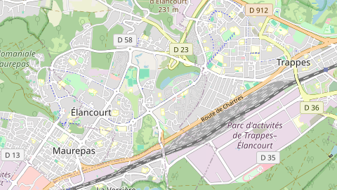 Carte de localisation de l'évènement