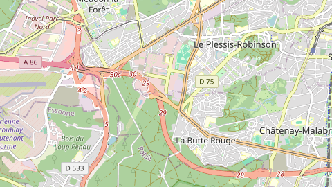 Carte de localisation de l'évènement