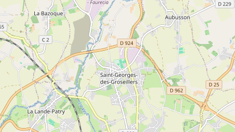 Carte de localisation de l'évènement