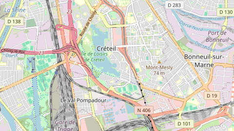 Carte de localisation de l'évènement