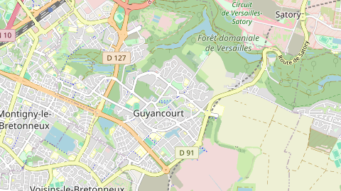 Carte de localisation de l'évènement