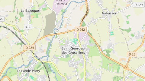 Carte de localisation de l'évènement