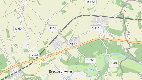Carte de localisation de l'évènement