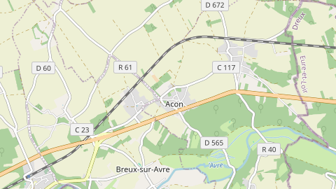 Carte de localisation de l'évènement