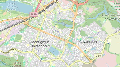 Carte de localisation de l'évènement