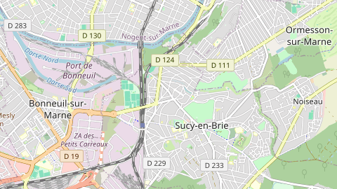 Carte de localisation de l'évènement