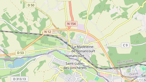 Carte de localisation de l'évènement