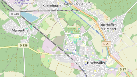 Carte de localisation de l'évènement