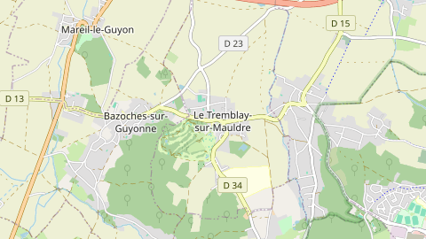 Carte de localisation de l'évènement