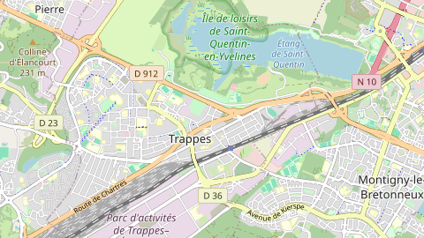 Carte de localisation de l'évènement