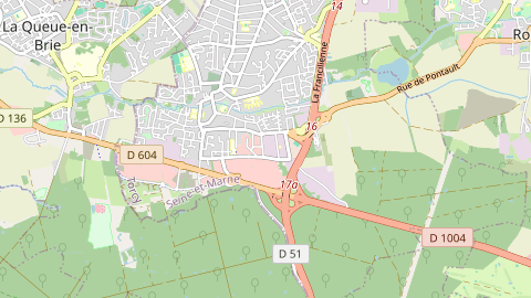 Carte de localisation de l'évènement