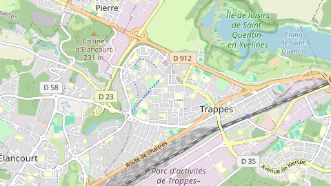 Carte de localisation de l'évènement