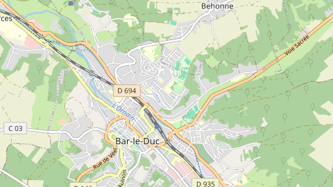 Carte de localisation de l'évènement