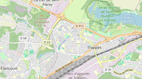 Carte de localisation de l'évènement