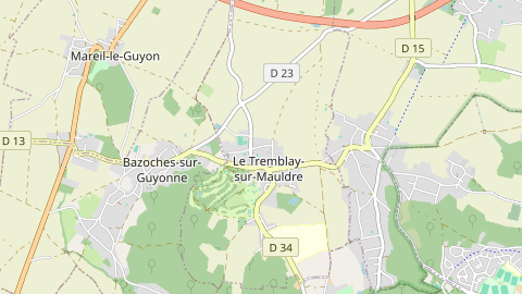 Carte de localisation de l'évènement