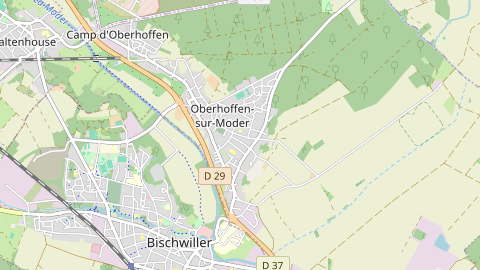 Carte de localisation de l'évènement