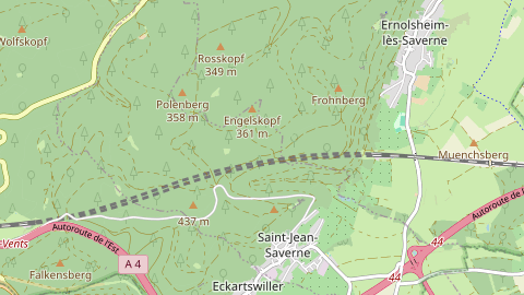 Carte de localisation de l'évènement
