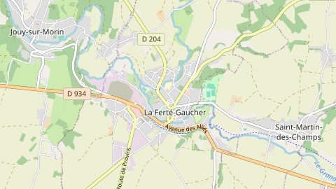 Carte de localisation de l'évènement