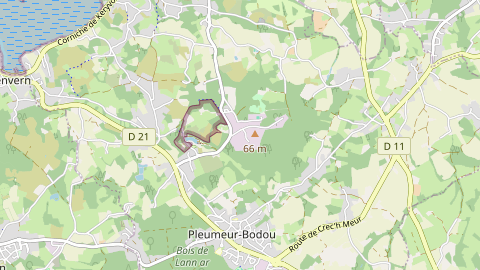 Carte de localisation de l'évènement