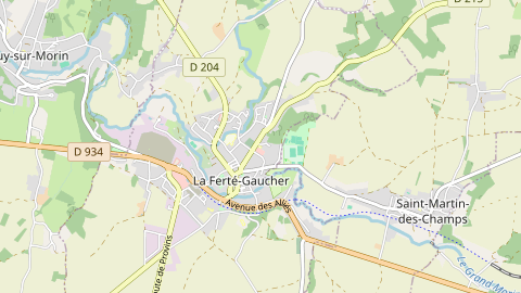 Carte de localisation de l'évènement