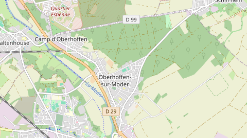 Carte de localisation de l'évènement