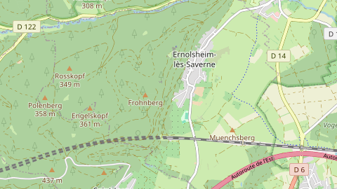 Carte de localisation de l'évènement