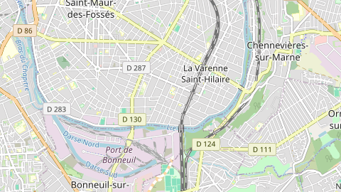 Carte de localisation de l'évènement