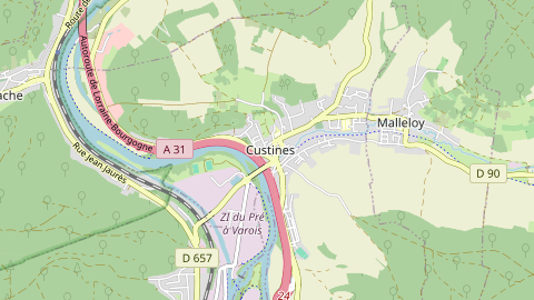 Carte de localisation de l'évènement