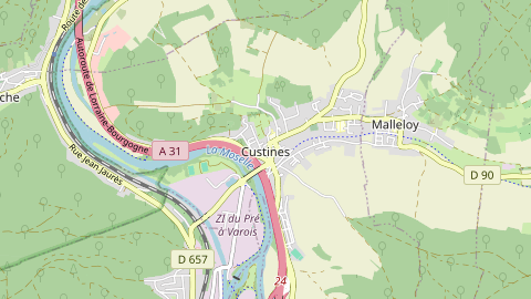 Carte de localisation de l'évènement